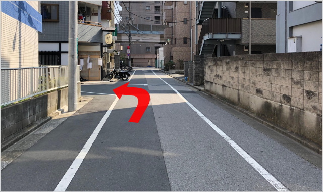 ばとうばし公園からのアクセス⓷