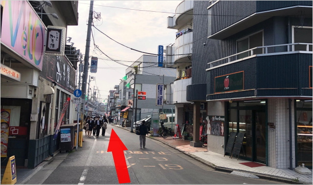 葛西駅周辺からのルート⓵