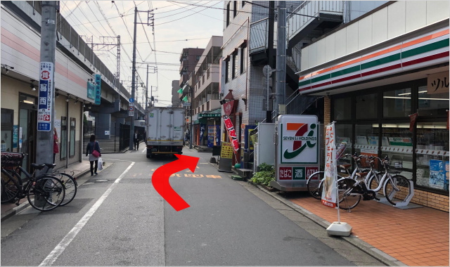 葛西駅周辺からのルート⓶